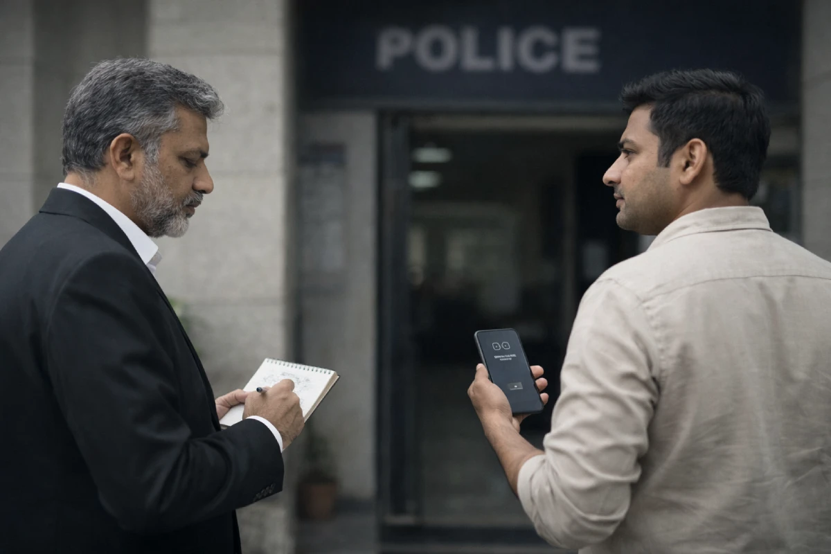 Arrested in Bangalore checklist: call lawyer, stay calm, note police station