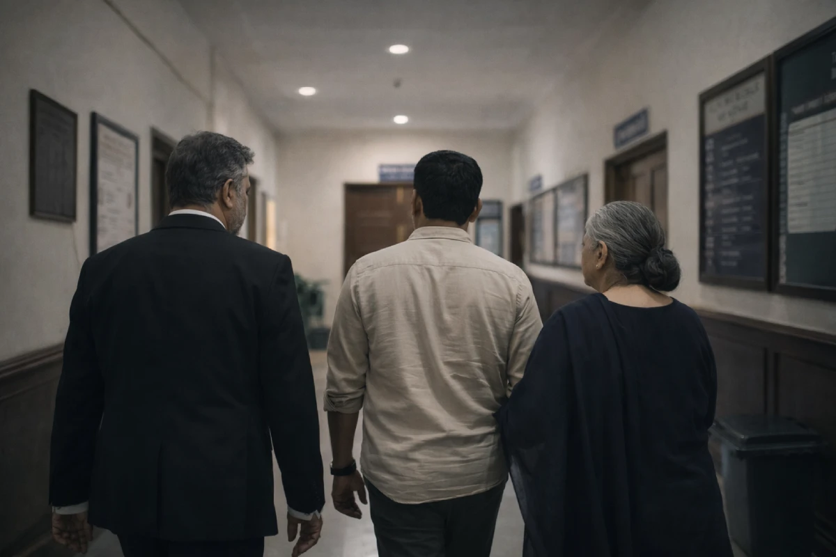 Remand process Bangalore: advocate escorts accused to first court appearance