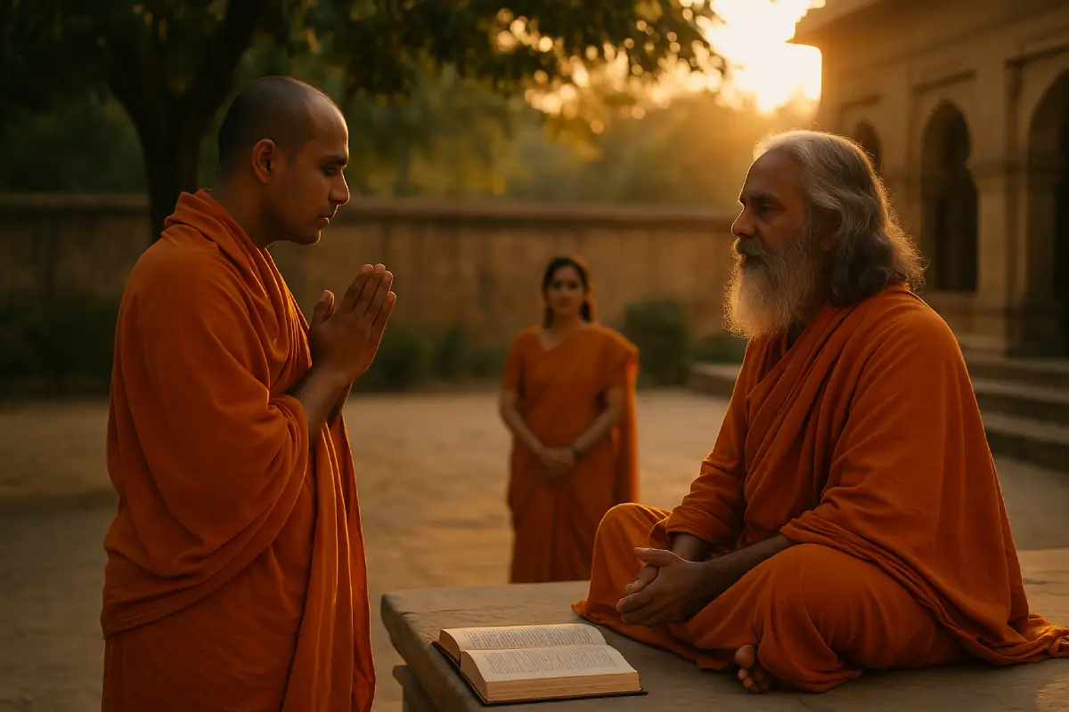 Grounds for Divorce in India Renunciation Spouse taking religious vows symbolizing renunciation as grounds for divorce in India