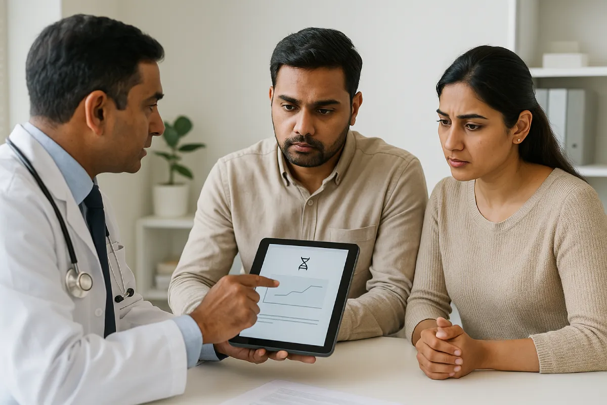 Is Husband Responsible for Child from Wife’s Affair? 3 Doctor explains DNA test for paternity to Indian couple in clinic