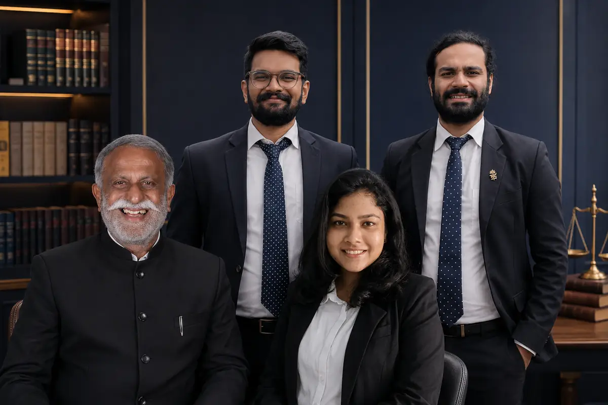 BN Thimmaiah, Manu Shankar, Aiyappa B.T. and Ann Finiya Pereira of ManAt Legal