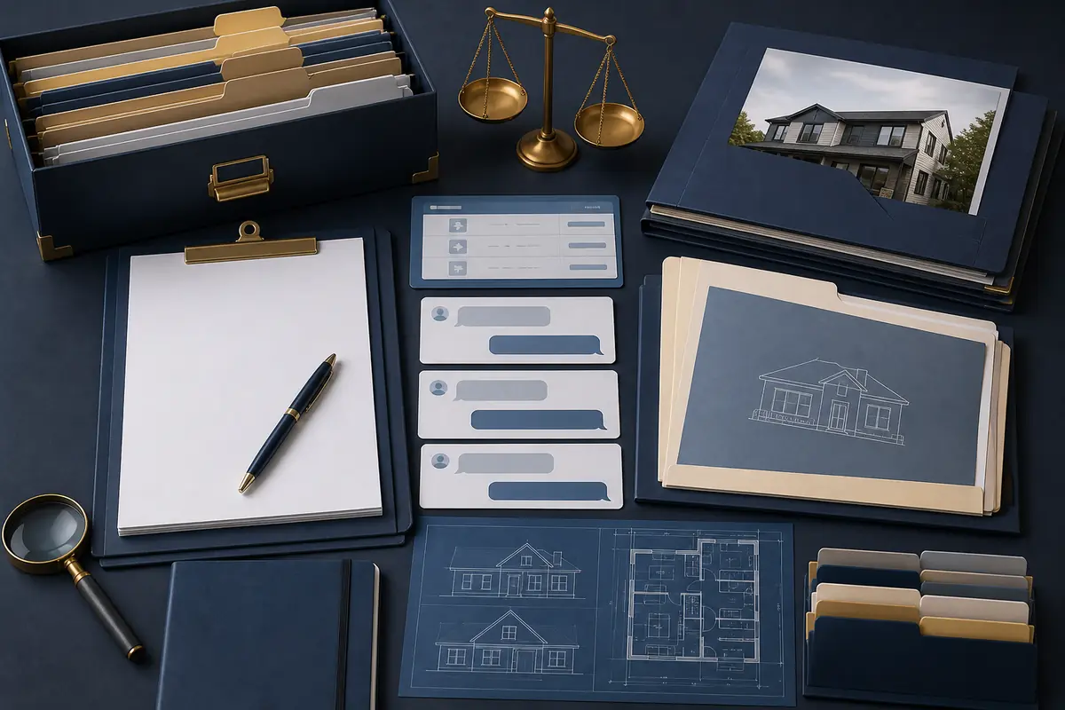 Evidence file for an agreement-to-sell property dispute